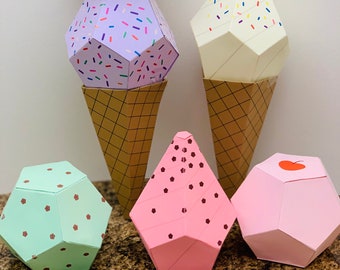 Paper Ice Cream Crafts