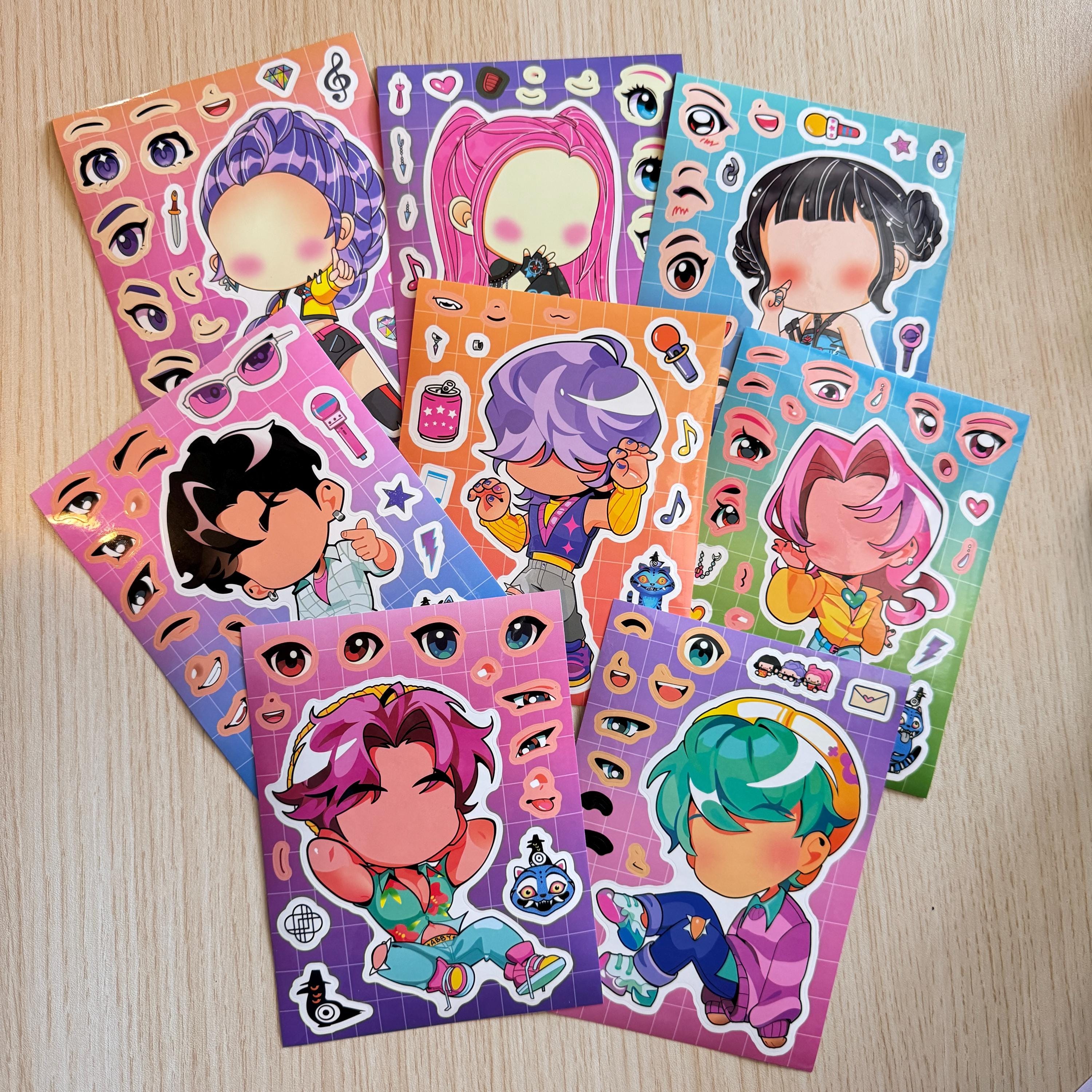 Stickers | Rumi | Mira | Zoey | Saja Boys | Jinu | K Pop Demon Hunters ...