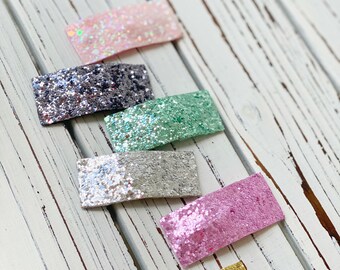 Toddler Hair Clips Hair Clip Barrette Glitter Barrettes Fringe Clips,Choose One Neutral Choose One Neutral Hair Clip Hair Clip