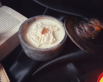 The SORTING CANDLE, House Candles, Color Changing,Wood Wick,Bookish Candle, Literary Candle, Book Lover Gift, Anniversary Gift