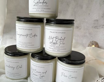 Winter Candle//Christmas Candle//Soy Candle//Choose Your Scent/ Candle //Gift Candle//Sweater Candle 8 oz, 12oz