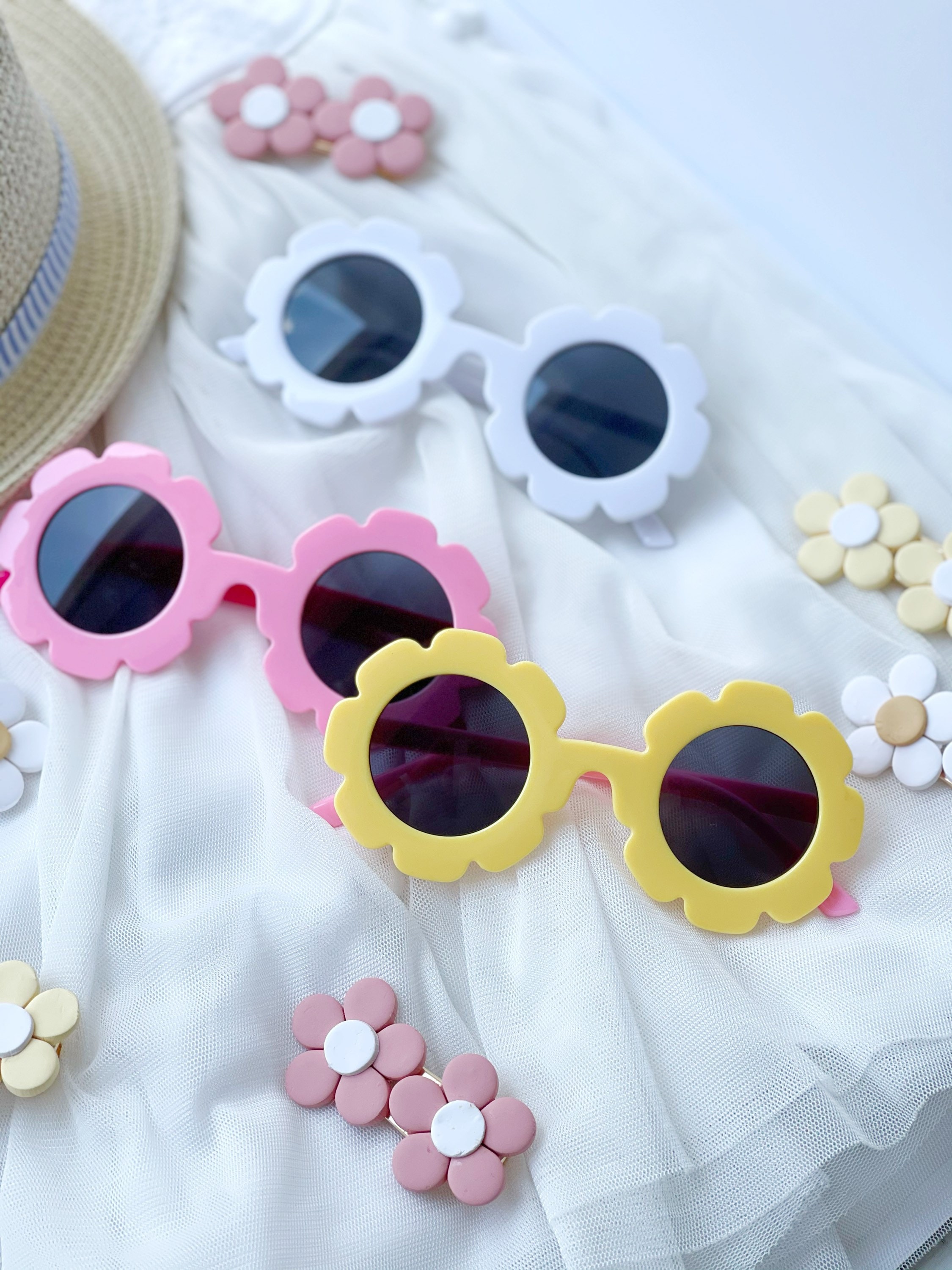 Kids Flower Sunglasses little girls sunglasses flower Etsy