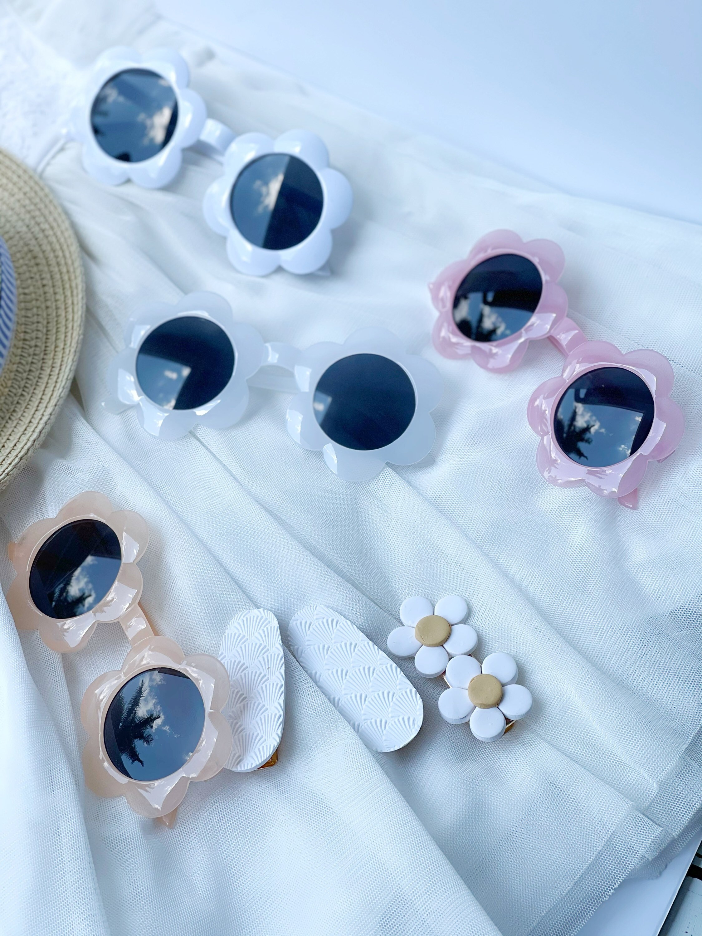 Kids Flower Sunglasses little girls sunglasses flower Etsy