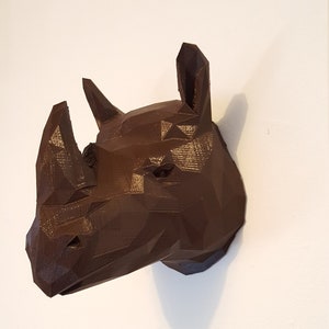 Wall Deco Rhino head