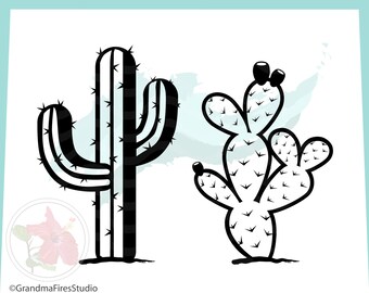 Prickly Pear Svg Etsy