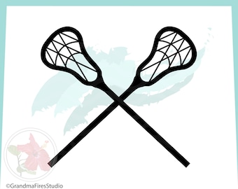 Lacrosse Sticks Svg Etsy