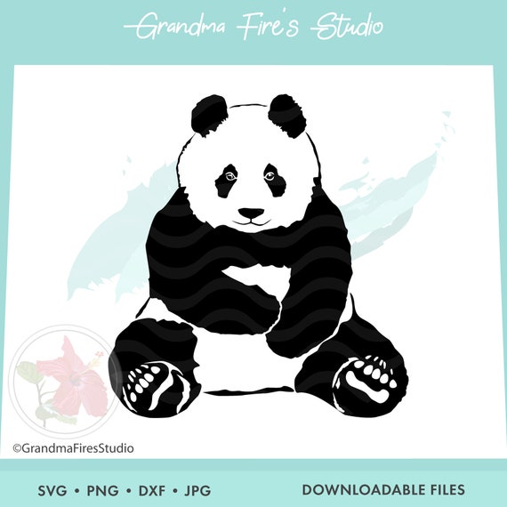 big fluffy panda