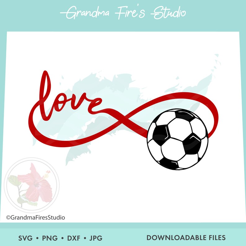 Soccer SVG Love Soccer Love Soccer Infinity Symbol Soccer ...