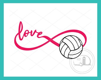 Download Live Love Volleyball SVG DXF EPS Cut File Volleyball