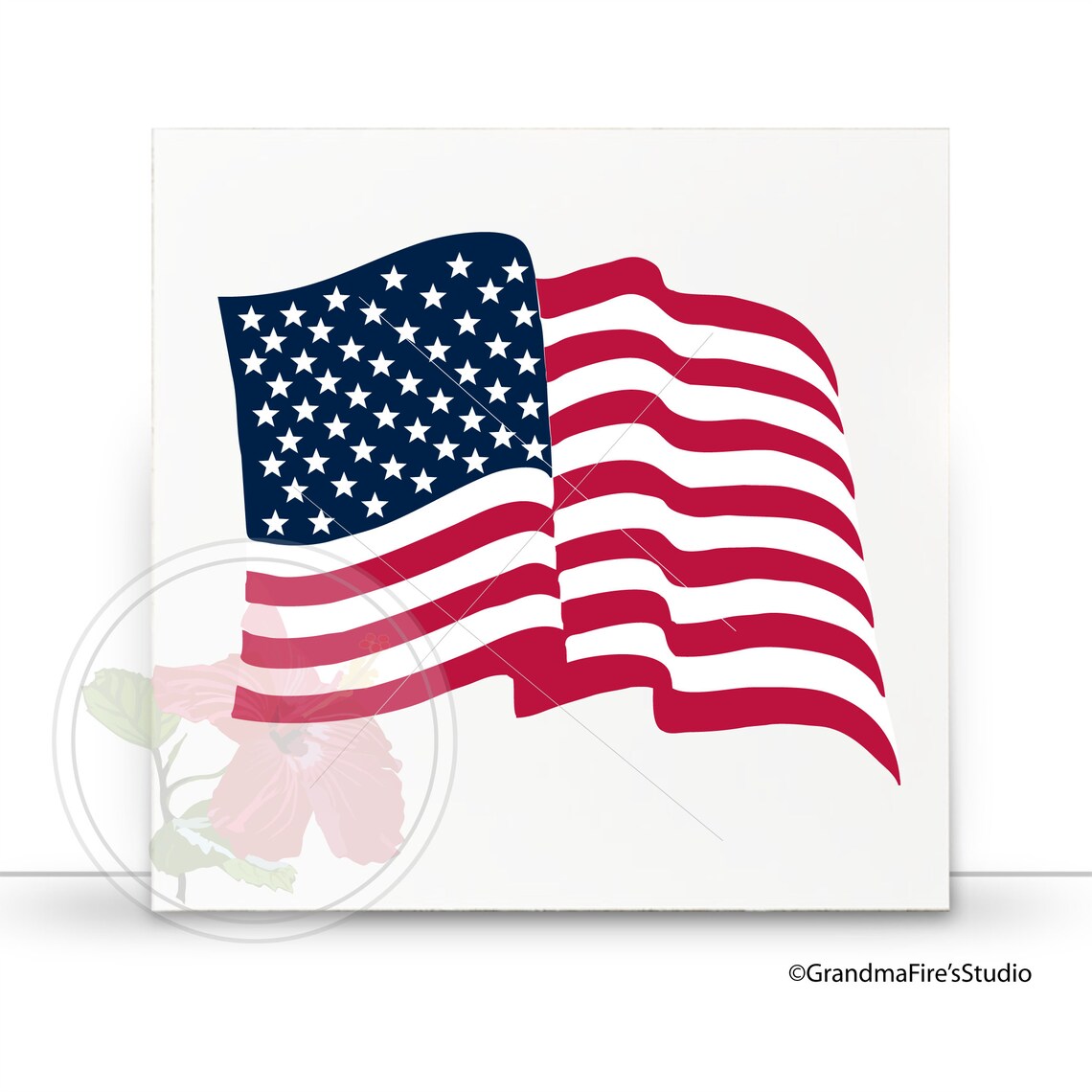 American Flag SVG Flag Cut File 4th of July Patriotic Flag Etsy