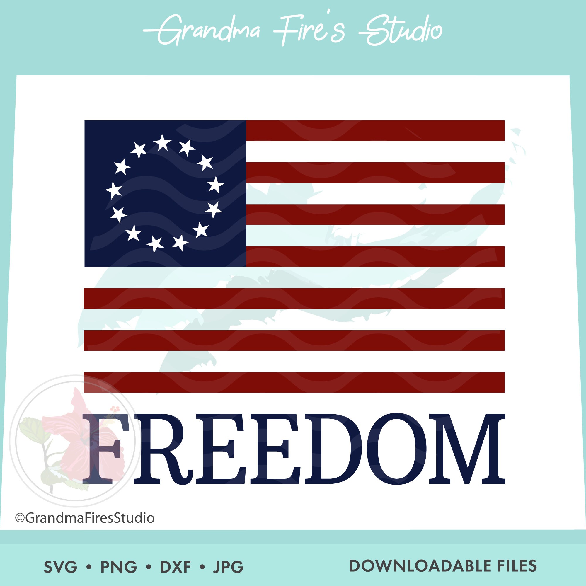 Download Betsy Ross American Flag SVG Iconic Freedom Flag 4th of | Etsy