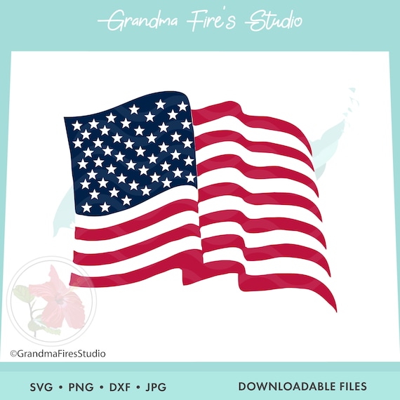 Download American Flag Svg Flag Cut File 4th Of July Patriotic Flag Etsy