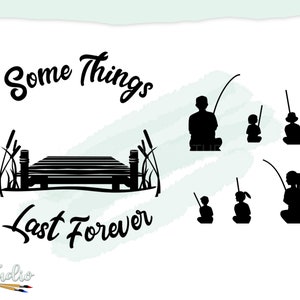 Family Memories SVG, Dad, Mom, Sons, Daughters, You design SVG, Father's Day Gift, Mother's Day Gift, Fishing Buddies, Family Memories image 2