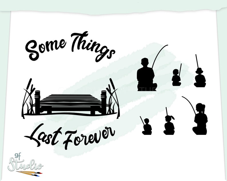 Family Memories SVG, Dad, Mom, Sons, Daughters, You design SVG, Father's Day Gift, Mother's Day Gift, Fishing Buddies, Family Memories image 2