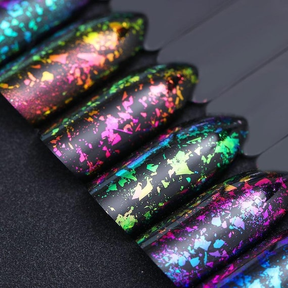 Color Shift Chameleon Flakes Color Shift Flakes Nail Art Flakes Resin Art 