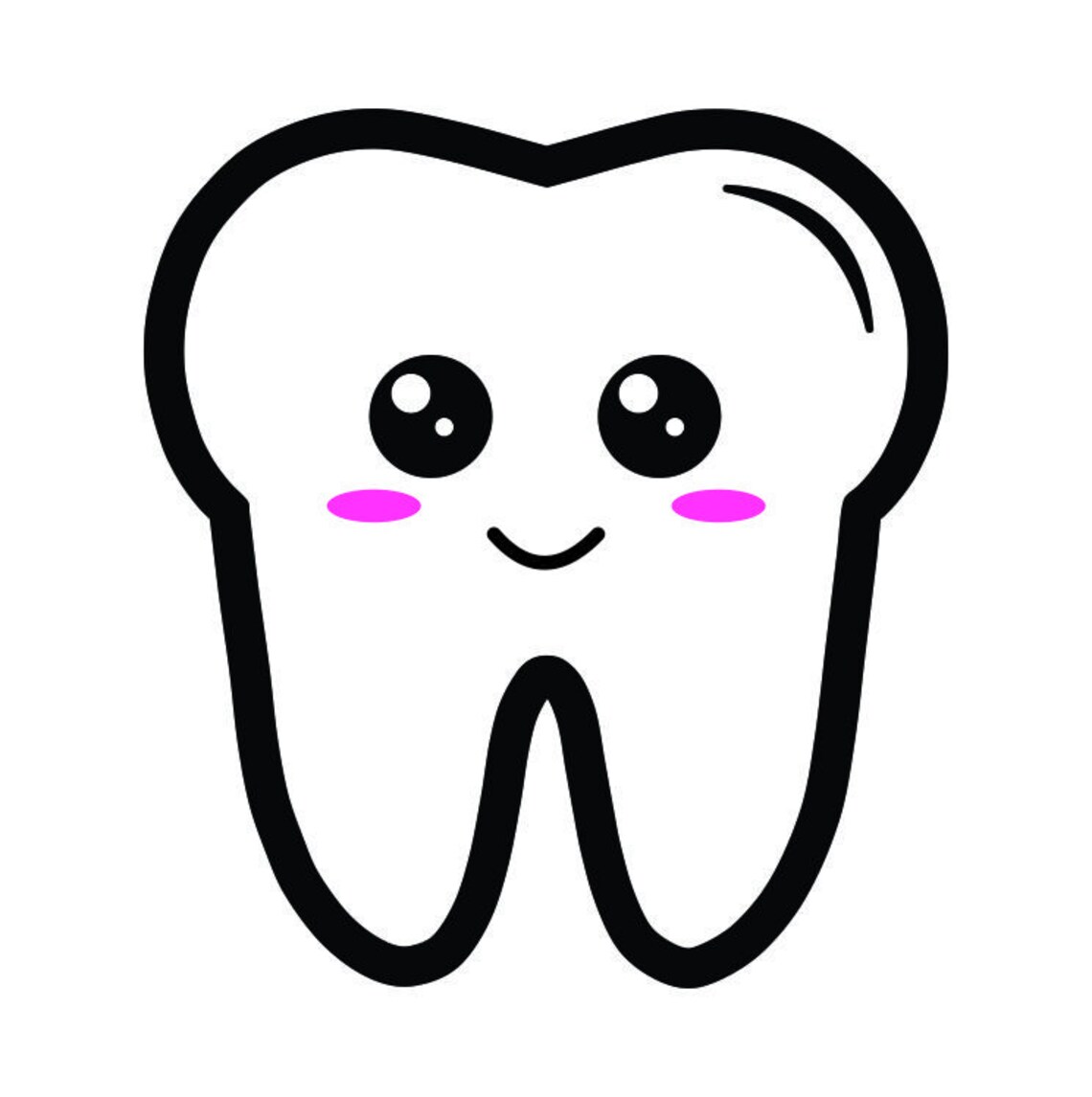 Set of 5 3 Tooth Acrylic Blank With or Without Etsy