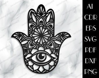 Hamsa Wall Decor - Etsy