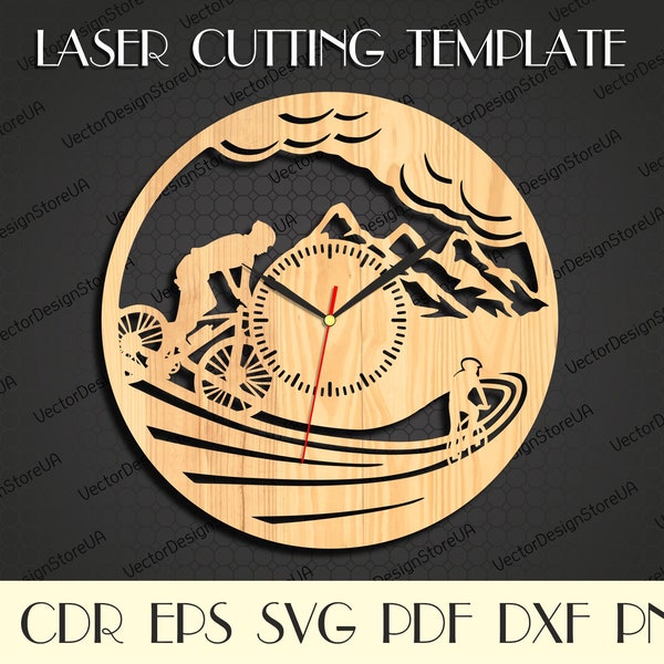 Laser Cut Clock - Etsy