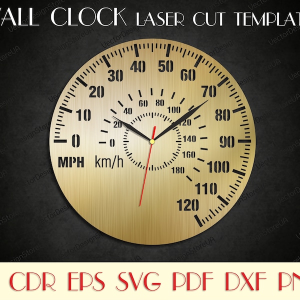 Car Speedometer Clock - Etsy
