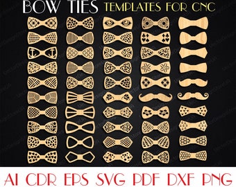 Fliegen Set 50 Stück,Fliege svg,Fliege dxf,Fliegen für Männer,Fliege Vorlage,Hochzeitsfliege,Fliege Jungen,CNC-Pläne,Laserschnitt Dateien S-10