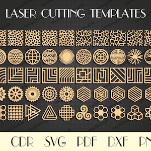 Coasters set 50 Pcs,Coasters svg,Coasters dxf,Coasters wood,Coasters template,Beer Coasters,files for laser,CNC plans,Laser cut files S-29