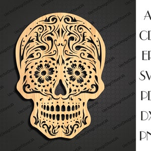 Sugar Skull Wand Deko,Sugar Skull Wand Deko,Sugar Skull Wand Deko,Sugar Skull Wand Deko,Laser Cut Datei LCT-97