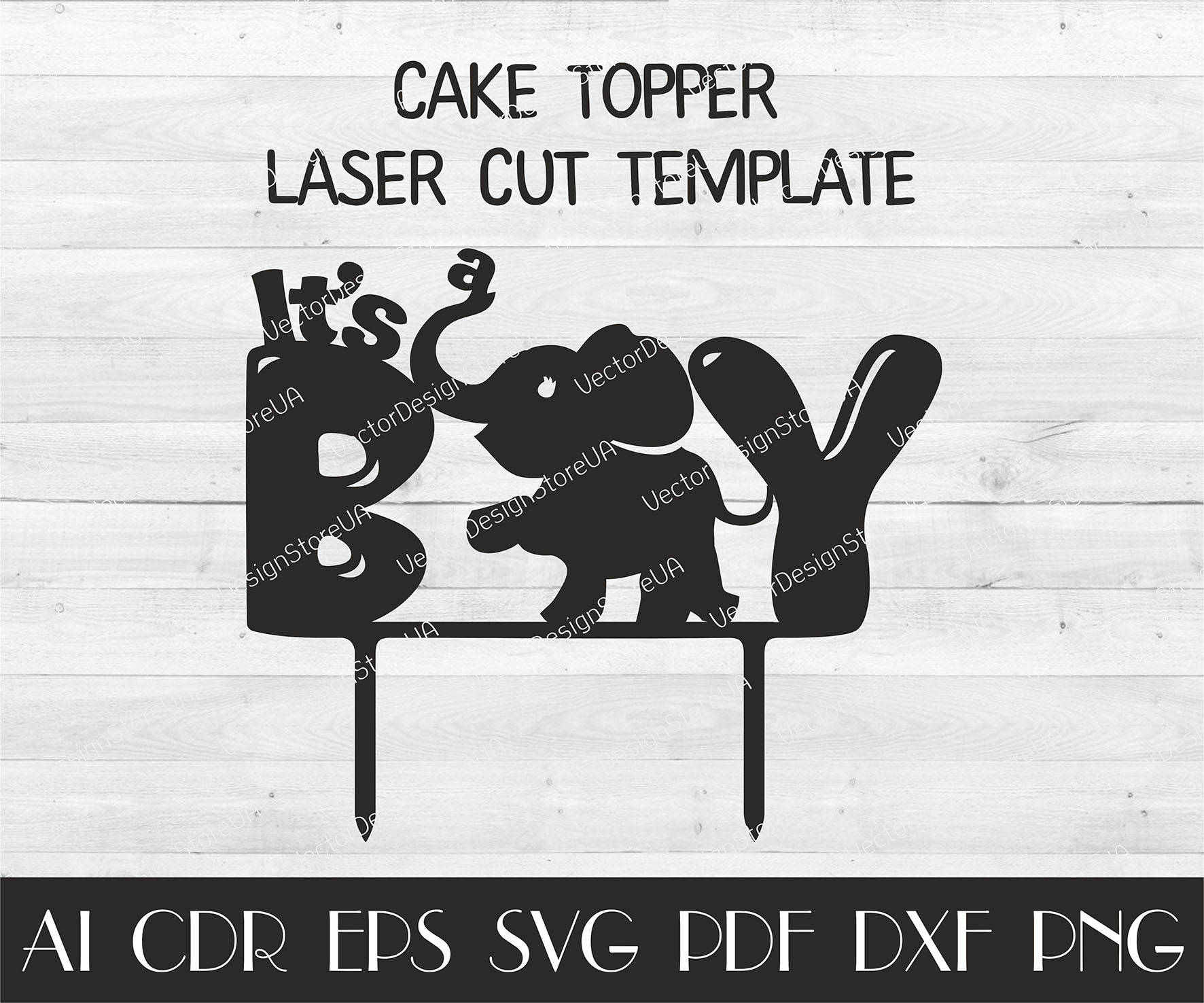 Baby Boy Cake Decorits a Boy Cake Topper Svgbaby Shower Etsy