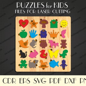 Educational toys for kids,Puzzle svg,Kids puzzle wooden,Toys for kids,Puzzles baby,Puzzle laser cut,dxf files for laser,CNC plans S-5