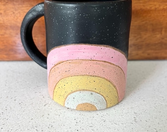 Rainbow Mug Matte Black