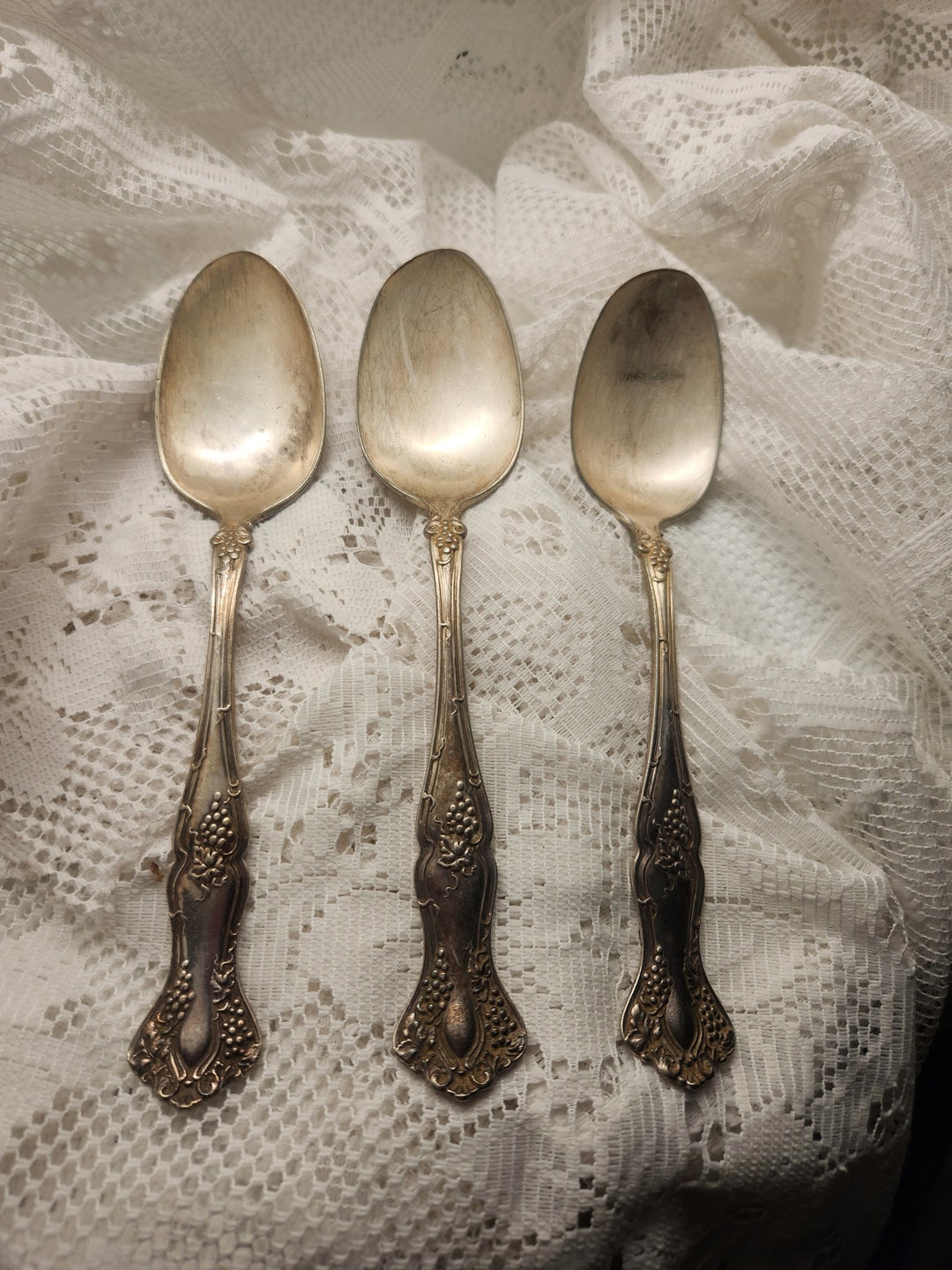 Set of 3 Vintage by 1847 Roger's Brothers Tablespoon Serving Spoons - Etsy