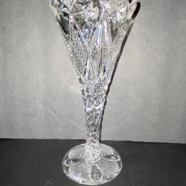 Diamond by Ohio Flint Trumpet Vase - Discontinued- 125 Years Old