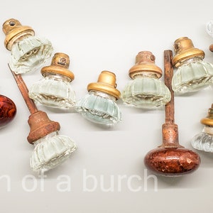 Antique Door Knobs Lot - Crystal & Bennington Style