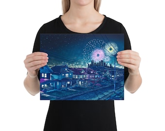 Skyline di Pittsburgh, regalo d&#39;arte di Pittsburgh, skyline, stampa artistica colorata, decorazione murale, 412,
