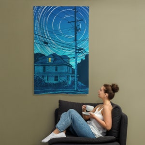 Up All Night Star Trail Vlag