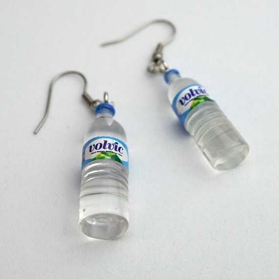 Water bottle earrings sale