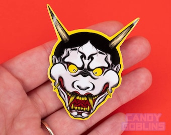 Majima Hannya Sticker - Yakuza Like A Dragon Mad Dog of SHIMANO Tattoo