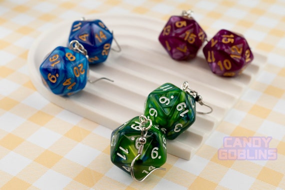 Dice d20 for playing Dnd. Dungeon and dragons board game with