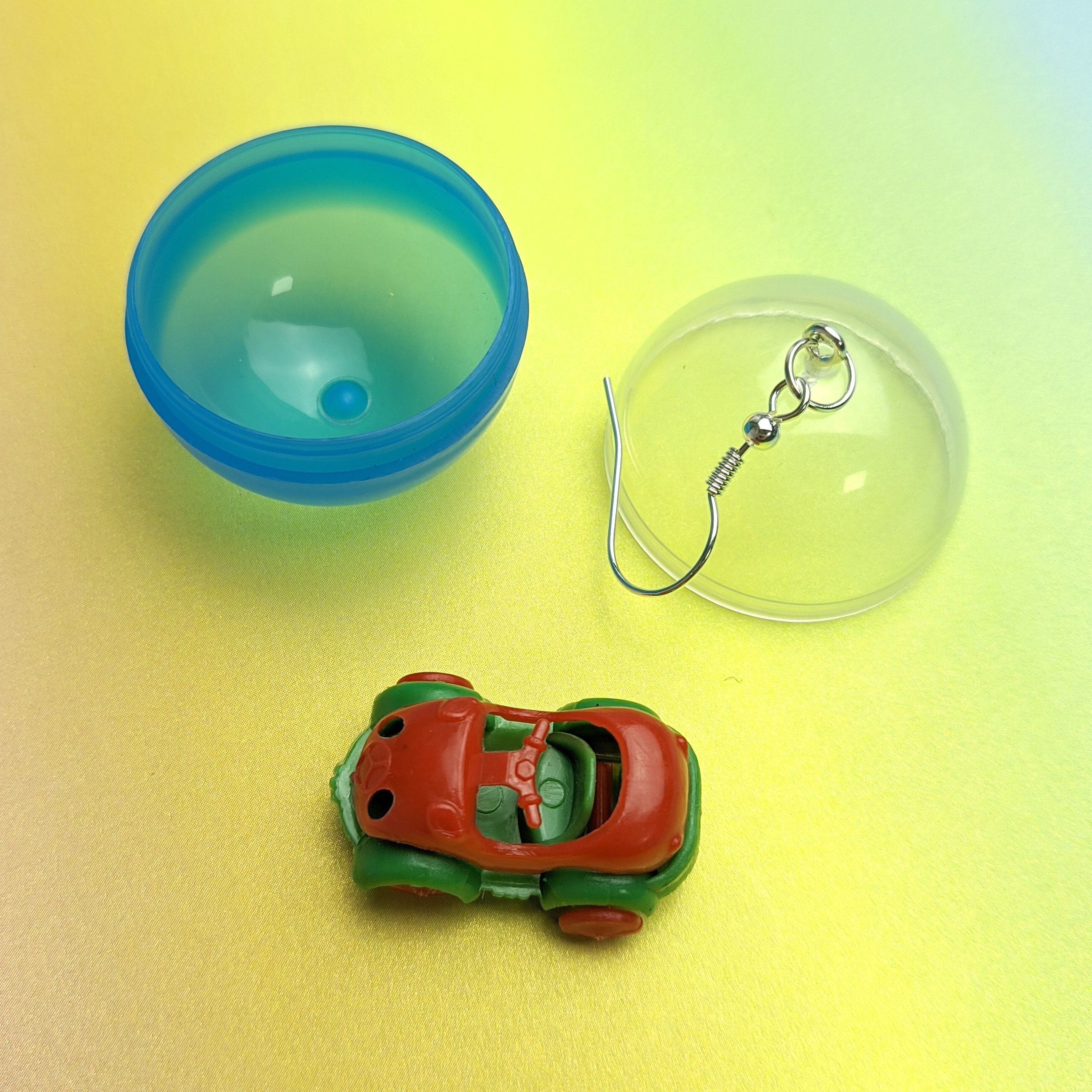 Capsule Earrings Mismatch Toy Toys Gashapon Kidcore Harajuku Etsy