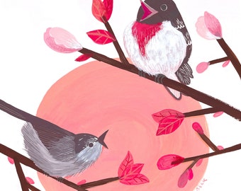 Dawn Songbird Giclee Art Print by Julian Plum