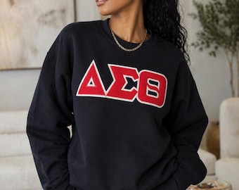 Delta Sigma Theta Greek letters sweatshirt