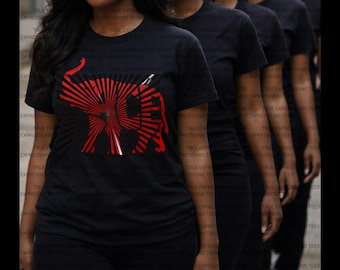 Line name numbers cotton unisex t-shirts.