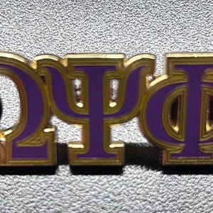 Omega Psi Phi Lapel pin