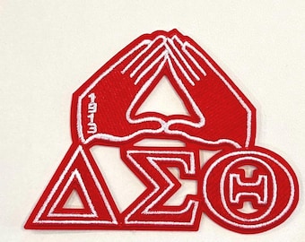 Delta Sigma Theta iron on patches