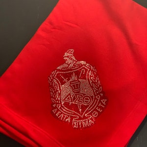 DST Rhinestone shield throw