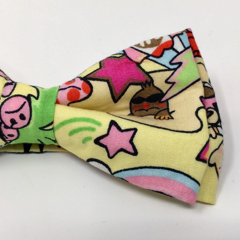 Kawaii Japanese Anime Cartoon Bow Tie Necktie Men's | Etsy