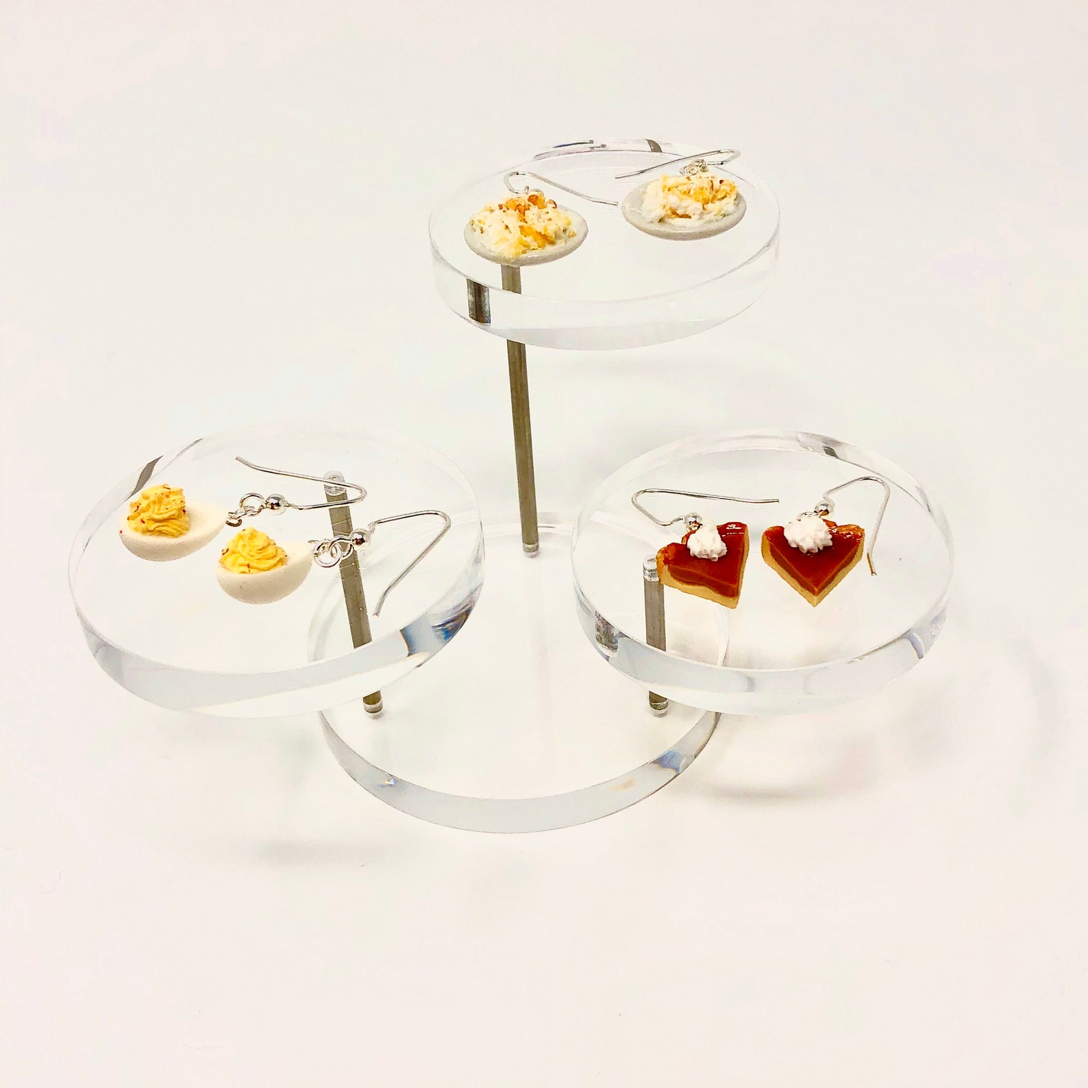 American Casserole Mormon Funeral Potatoes Earrings Findings Etsy