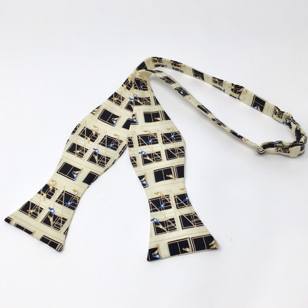 Traditional Self Tie NYC New York City Bow Tie Necktie Etsy UK