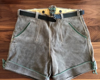 PRECIOUS! Lederhosen, Suede Lederhosen Shorts, Leather Shorts, German Shorts