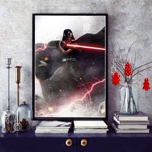 SWCJ ダースベイダー パドメ バッジ アートポスター ダース・ベイダーのポスター、スター・ウォーズのポスター