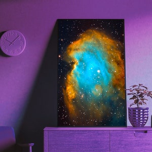Galaxy Wall Art Print, Wall Art, Galaxy Poster, Art Deco Posters for Home Wall Decor, Universe Wall Art